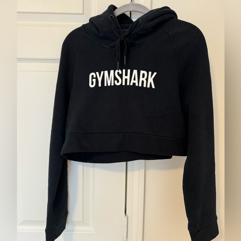 Cropped Gym Shark hoodie